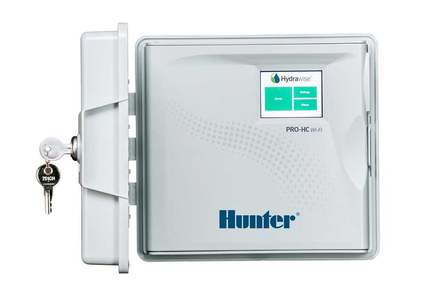Das Hunter Hydrawise Steuergerät Pro-HC.